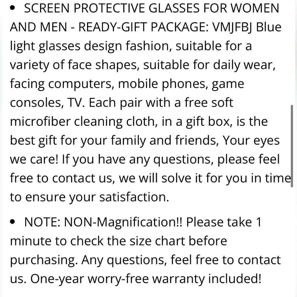 Blue-Blocking Glasses-Computer Gaming Anti-Fatigue/Improve Sleep
